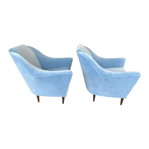 STUNNING PAIR OF ICO PARISI ARMCHAIRS