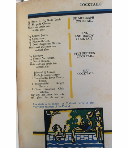 Original 1930 Savoy cocktail book by Harry Craddock