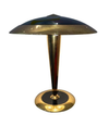 STILNOVO BRASS AND GLASS LAMP