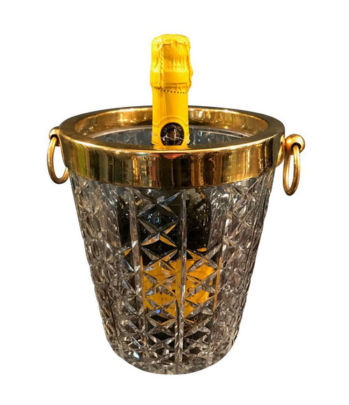 VAL ST LAMBERT CRYSTAL CHAMPAGNE BUCKET