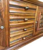 1940s Walnut and Oak Sideboard by Charles Dudouyt - Mid Century Sideboard - Ed Butcher Antiques